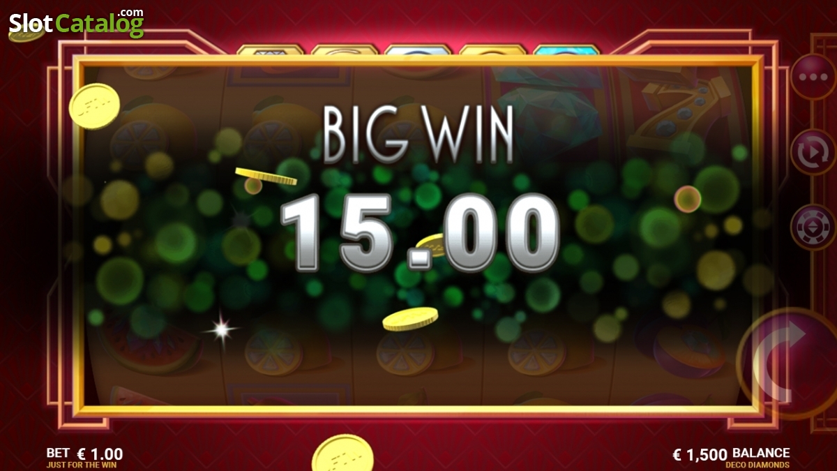 Deco Diamonds win Deco Diamonds win