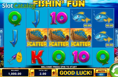 Скрин2. Fishin Fun (Justplay Gaming) слот