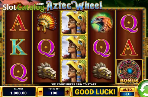 Скрин2. Aztec Wheel слот