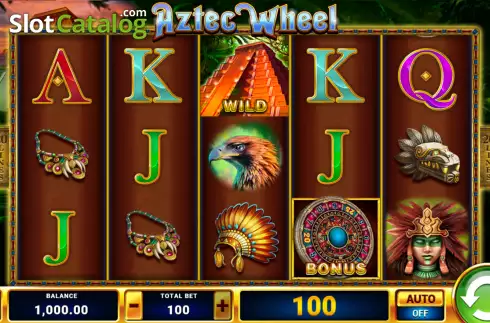 Скрин3. Aztec Wheel слот