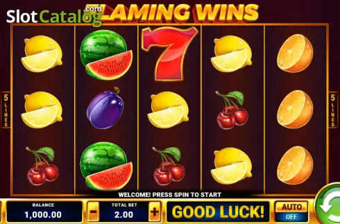 Скрин2. Flaming Wins слот