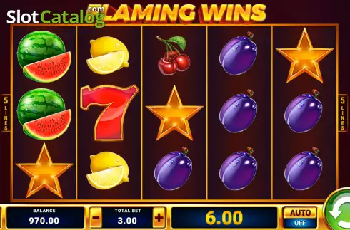 Скрин4. Flaming Wins слот