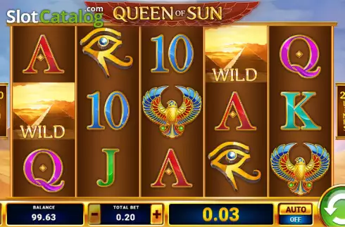 Скрин3. Queen of Sun слот
