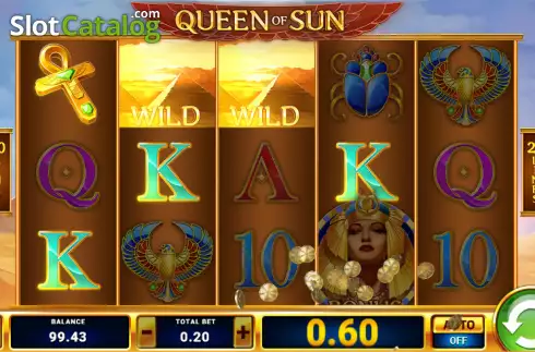 Скрин4. Queen of Sun слот