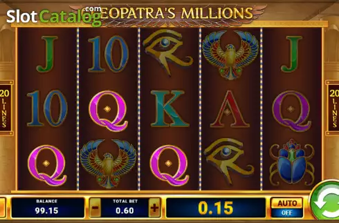 Скрин4. Cleopatra's Millions слот