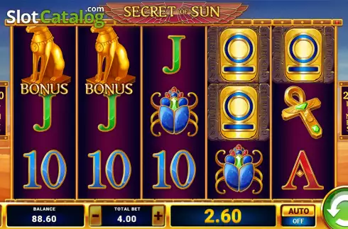Скрин3. Secret of Sun слот