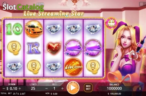 Скрин2. Live Streaming Star слот