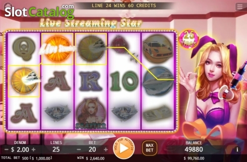 Скрин4. Live Streaming Star слот