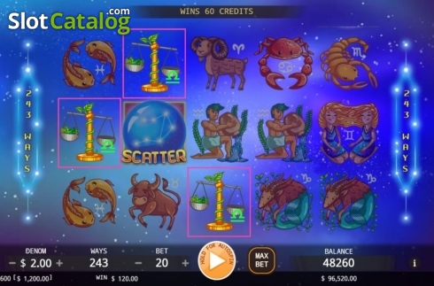Скрин3. Horoscope (KA Gaming) слот
