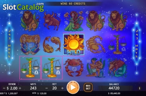Скрин4. Horoscope (KA Gaming) слот