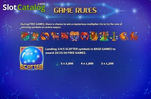 Скрин6. Horoscope (KA Gaming) слот