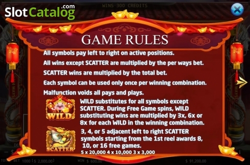 Скрин5. Cai Yuan Guang Jin (KA Gaming) слот