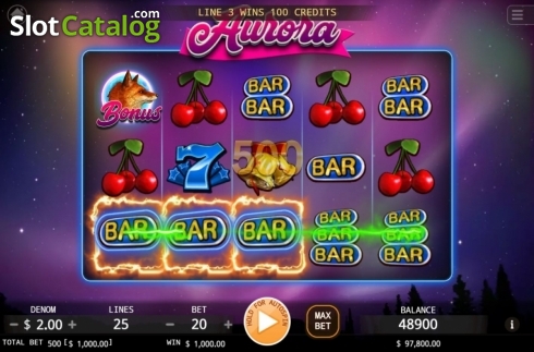 Скрин4. Aurora (KA Gaming) слот