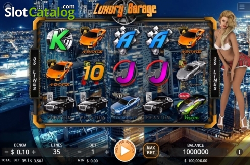 Скрин2. Luxury Garage слот
