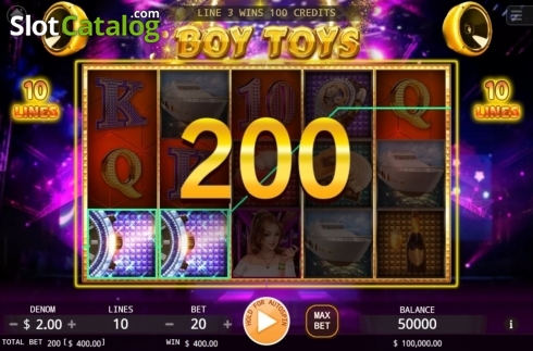 Скрин3. Boy Toys слот