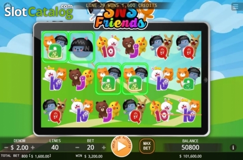 Скрин3. SNS Friends слот