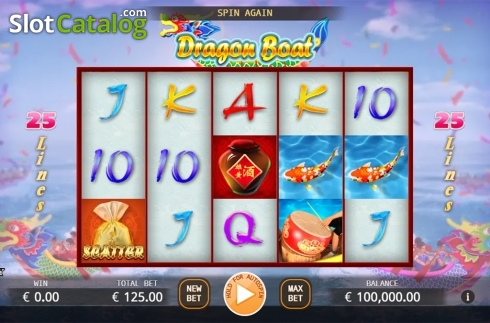 Скрин2. Dragon Boat слот