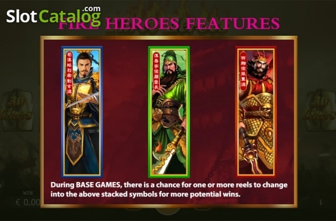 Скрин8. Three Heroes слот
