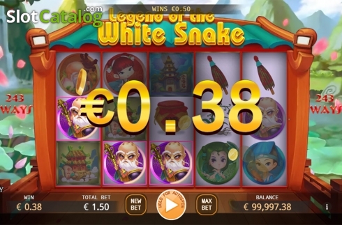 Скрин3. White Snake Legend слот