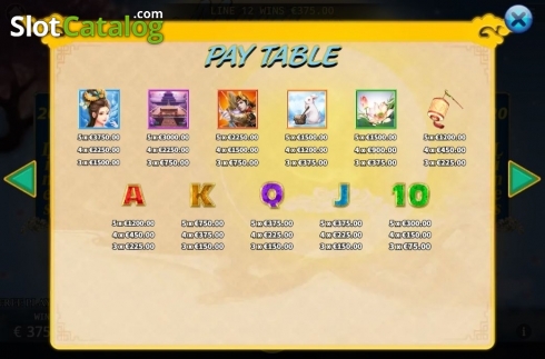 Скрин7. Moon Goddess (KA Gaming) слот