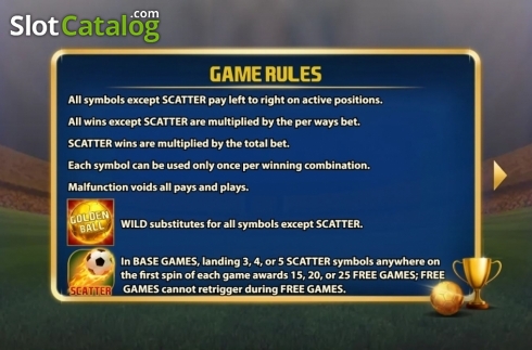 Скрин5. Golden Ball слот
