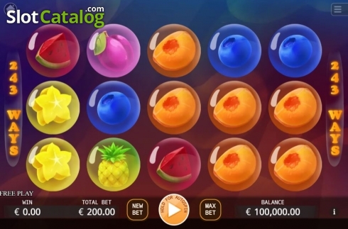 Скрин2. Bubble Double слот