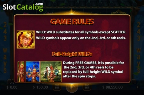 Скрин5. Journey to the West (KA Gaming) слот