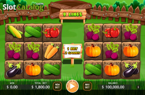 Скрин2. Veggies Plot слот