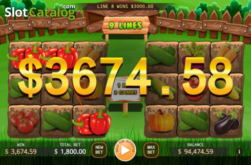 Скрин4. Veggies Plot слот