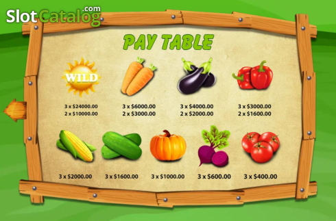 Скрин9. Veggies Plot слот