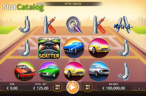 Скрин2. Muscle Cars слот