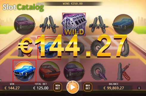 Скрин4. Muscle Cars слот
