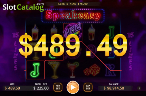 Скрин3. Speakeasy слот