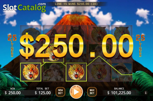 Скрин5. Volcano Adventure слот