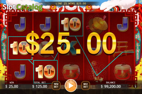Скрин4. Lion Dance (KA Gaming) слот
