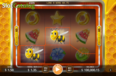 Скрин3. Bumble Bee слот