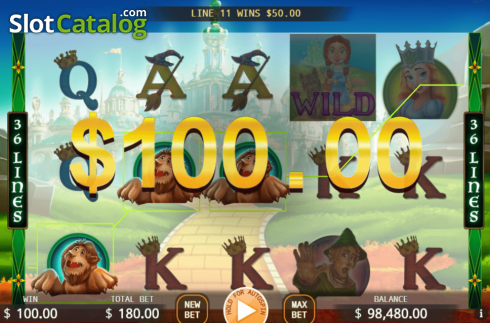 Скрин3. The Wizard of Oz (KA Gaming) слот