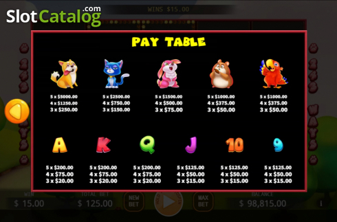 Скрин9. Pets (KA Gaming) слот