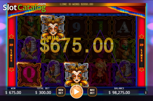 Скрин3. Masquerade (KA Gaming) слот
