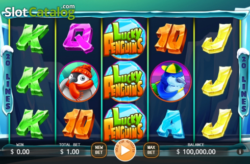 Скрин2. Lucky Penguins слот