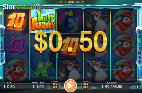 Скрин3. Lucky Penguins слот