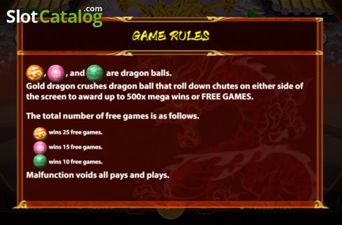 Скрин6. Dragon Ball (KA Gaming) слот