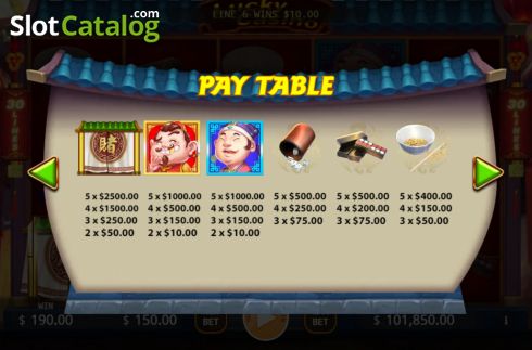 Скрин8. Lucky Casino слот
