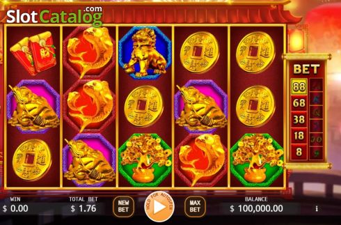 Скрин2. Golden Bull (KA Gaming) слот