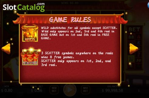 Скрин8. Golden Bull (KA Gaming) слот