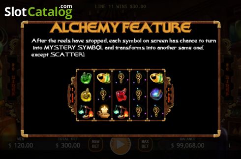 Скрин6. Mystery Alchemy слот