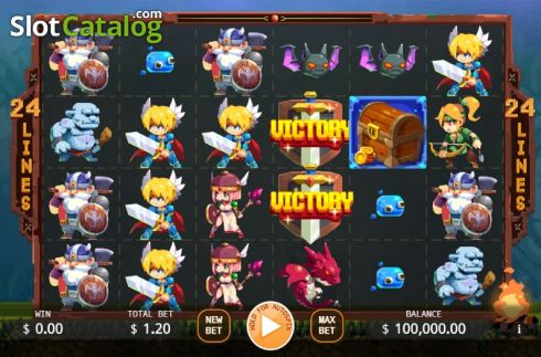 Скрин2. The Legend of Heroes слот
