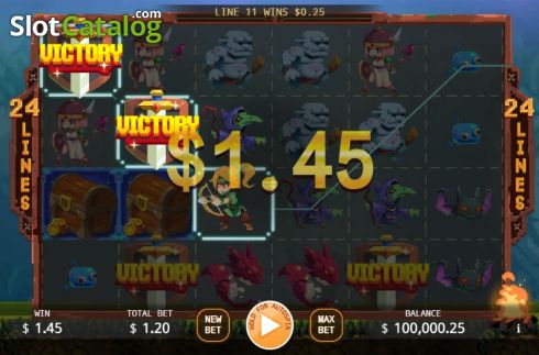 Скрин3. The Legend of Heroes слот