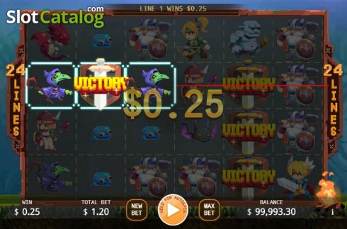 Скрин4. The Legend of Heroes слот