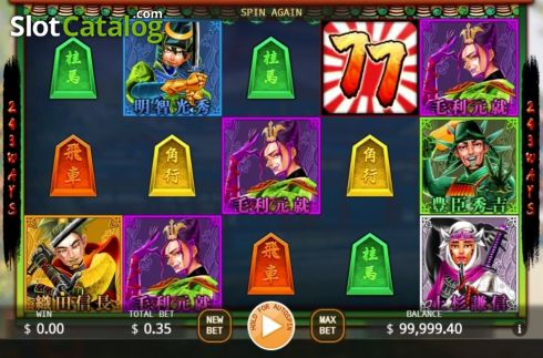 Скрин2. Japanese 7 Heroes слот